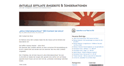 Desktop Screenshot of affiliatepost.de