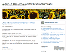 Tablet Screenshot of affiliatepost.de